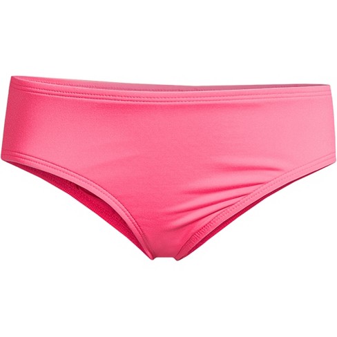 Lands' End Kids Slim Swim Bikini Bottoms - 12 - Knockout Pink Neon : Target