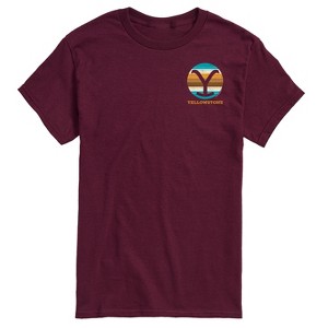 Men's - Yellowstone - Y Brand Blanket Left Chest Short Sleeve Graphic T-Shirt - 1 of 4