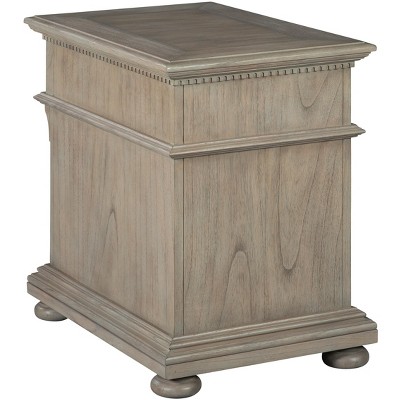 Traditional Brown Mindi Wood Side Table with 3 Drawers