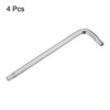 Unique Bargains Chrome Vanadium Steel Long Arm Design L-Shaped Torx Wrench Star Keys 4 Pcs - 3 of 4