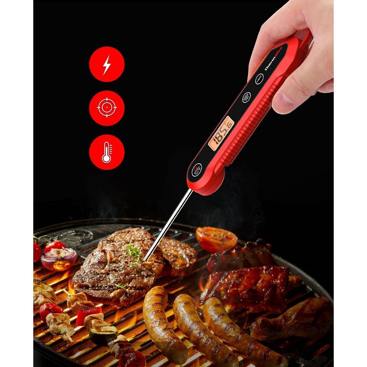 ThermoPro Waterproof Instant Read Grilling Thermometer, 2 of 7