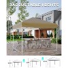 10'x10' Pop Up Canopy Tent, Instant Outdoor Canopy with 3 Sidewall, Portable Sun Shelter - 2 of 4