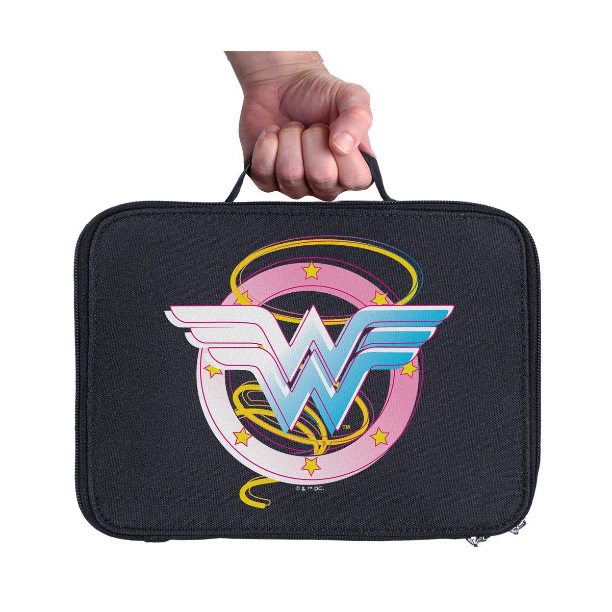 Wonder Woman Pastel Logo Insulated Soft Sided Lunch Box - thumbnail 9
