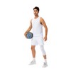 Anna-Kaci Active Men's Sleeveless Performance Tank Top with Side Slits and Breathable Quick-Dry Fabric - 3 of 4