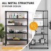 SUGIFT 48"W x 19"D x 70"H 5-Shelf Steel Freestanding Shelving Unit Adjustable Garage Storage Shelves Black - 3 of 4