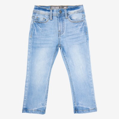 CULTURA Boy's Saddle Stitch Stretch Jeans