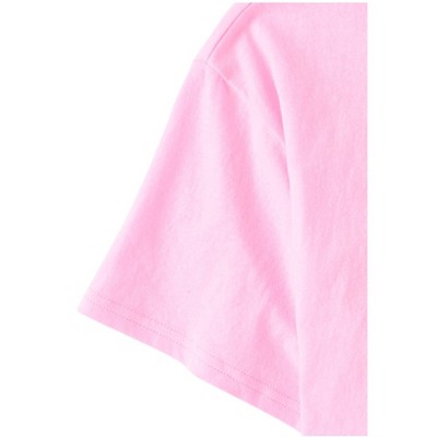 The Children's Place Girls Short Sleeve Kindness Relaxed Cropped Graphic Tee Pink M (7/8) — фото 3