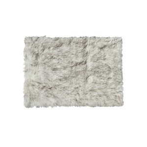 Luxe Hudson Faux Sheepskin Single Rug | 2'x3' - 1 of 4