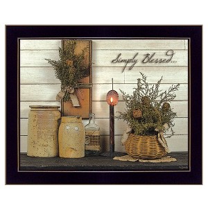 Simply Blessed By Susan Boyer, Printed Wall Art, Ready To Hang Framed Poster, Black Frame - 1 of 1
