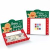 Big Dot of Happiness Gingerbread Christmas - Gingerbread Man Holiday Party Money and Gift Card Holders - Set of 8 - 2 of 4
