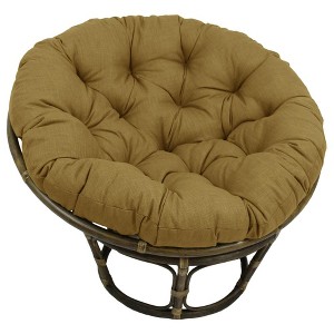 Blazing Needles, 48-inch Solid Outdoor Spun Polyester Papasan Cushion (Fits 46-inch Papasan Frame) - 1 of 1