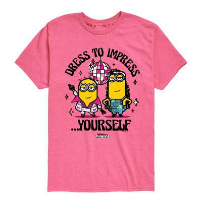 Boys' - Despicable Me Minions - Dress To Impress Yourself Disco Dance Short Sleeve Graphic T-Shirt
