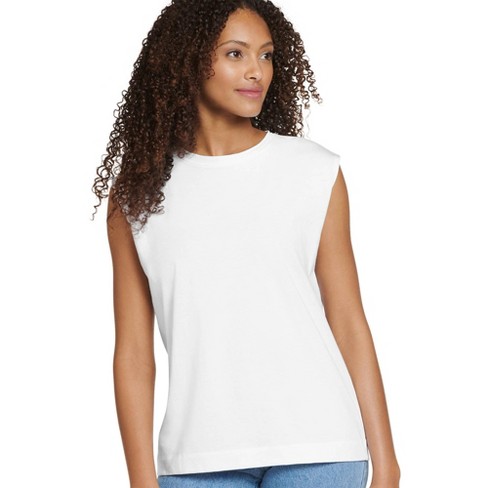 Jockey Women's 100% Organic Cotton Sleeveless Tee : Target