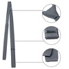Allegra K Men's Knit Self-Tied Solid Color Skinny Square Tipping Ties - 4 of 4