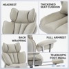 Efomao Ergonomic Desk Office Chair 400LBS, Big and Tall PU Leather Computer Chair, Executive Desk Chair with Footrest and Lumbar Support - 3 of 4