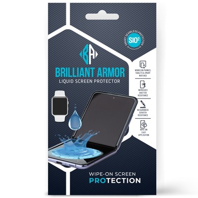 BRILLIANT ARMOR Liquid Glass Screen Protector for All Phones Tablets and Smart Watches