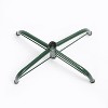 Racxily 6FT Slim Christmas Tree - 850PE+PVC Tips, Hinged Easy Setup,Sturdy Metal Stand, Great for Corners/Small Areas,Festive Slim Christmas Tree - 3 of 4