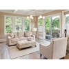 Elegant Lighting Eclipse 6 light Brass and White shade chandelier - 2 of 4