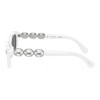 Swarovski SK 6033 105087 Womens Irregular Sunglasses White 54mm - 3 of 3