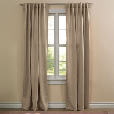 BrylaneHome BH Studio Room-Darkening Back-Tab Panel