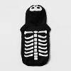 Skeleton Glow Reflective Halloween Hoodie Dog and Cat Costume - Boots & Barkley™ - 2 of 4