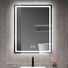 GlasFlength Decorative Wall Mirrors Rectangular Accent Mirror Wall Mirror Decorative Mirror Bathroom Mirror for Room, Silver, 23.62"*31.5"*2" - 3 of 4