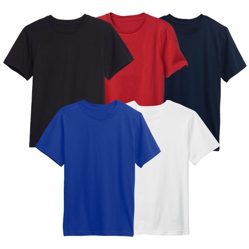 Action Thread Boy's Short Sleeve Crew Neck Premium Soft Cotton Blend T ...