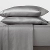 400 Thread Count Performance Fitted Sheet - Threshold™ - image 2 of 4