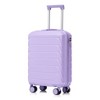Cesicia 20" Combination Lock Luggage with 14" Cosmetic Case - 4 of 4