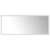 vidaXL Bathroom Mirror White 35.4"x0.6"x14.6" Engineered Wood - 2 of 4