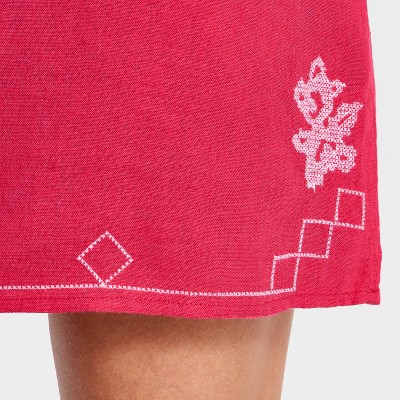 Женские платья Universal Thread Women's Woven Mini Sundress - Universal Thread™ Pink M — фото 4