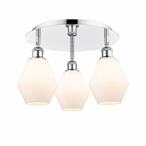 Cindyrella - 3 Light Flush Mount In Industrial Style-10 Inches Tall and 17.75 Inches Wide - 1 of 1