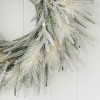 Christmas Pine and Pampas Wreath - 3 of 4