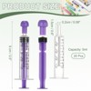 Unique Bargains Feeding Syringes with Cap Syringes for Liquid Pet Feeding Measuring Tool 20 Pcs - 2 of 4