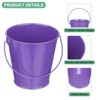Unique Bargains Garden Galvanized Versatile Durable Bucket with Handle 6 Pcs - 2 of 4