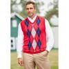 KingSize V-Neck Argyle Sweater Vest - 3 of 4