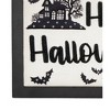 Gallerie II Black Cat & House "Happy Halloween" Mango Wood Shadow Box, 9" x 12" - 2 of 3