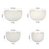 Itopfox Ceramic Mixing Bowls Set of 4 for Cooking, Baking, Salad, Serving, Stoneware, Oven, Microwave and Dishwasher Safe, Ivory White - 3 of 4