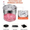 VEVOR Alcohol Still, 5 Gal / 19 L Stainless Steel Water Alcohol Distiller with Copper Coil, Home Brewing Refining Fermentation Kit, Silver - 4 of 4