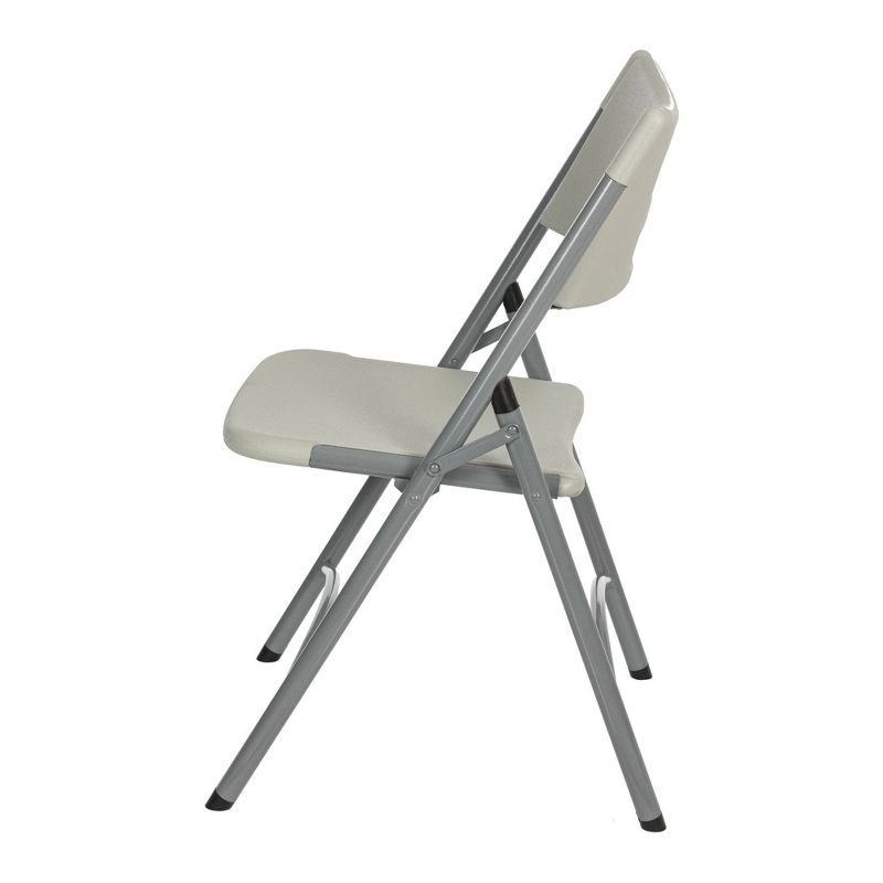 Set of 4 Heavy Duty Plastic Folding Chairs - Hampden Furnishings, 4 of 12