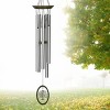 Woodstock Wind Chimes Signature Collection, Wind Fantasy Chime, 24'' Silver Wind Chime - image 2 of 4