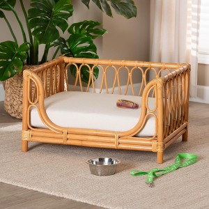 bali & pari Kierra Bohemian Honey Rattan Pet Bed - 1 of 4