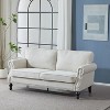 NicBex 67.72 Inch Faux Leather 2-Seater Sofa with Nailhead Trim for Living Room,Apartment,Office - 2 of 4