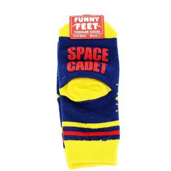 Gamago Funny Feet Toddler Socks: Space Cadet