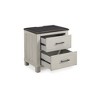 Signature Design by Ashley Darborn 2 Drawer Nightstand, Gray & Brown - 3 of 4