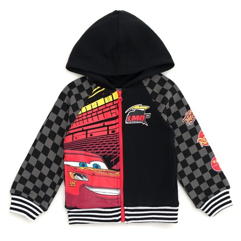 Lightning mcqueen zip up hoodie best sale