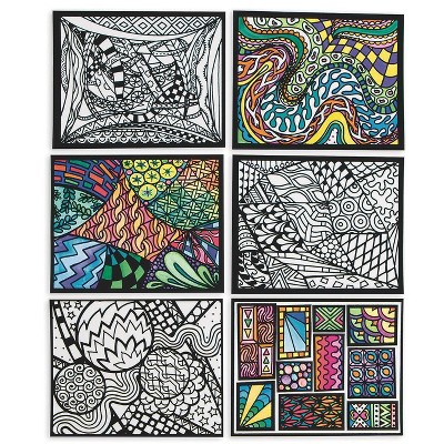 Abstract Velvet Art Posters Pack of 30, 8" x 10"