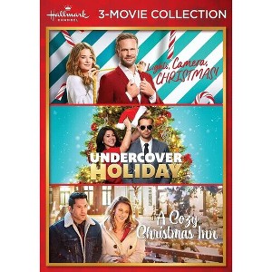 Hallmark Channel 3-Movie Collection (Lights, Camera, Christmas! / Undercover Holiday / A Cozy Christmas Inn) (DVD) - 1 of 1