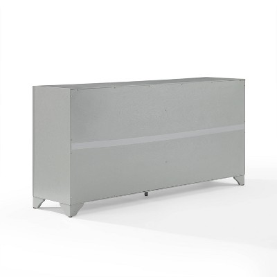 Tara Distressed Gray 61'' MDF Wood Sideboard