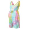 LXT-Maternity Dress Women's Scoop Neck Sleeveless Tank Top Summer Short Jumpsuit - 4 of 4